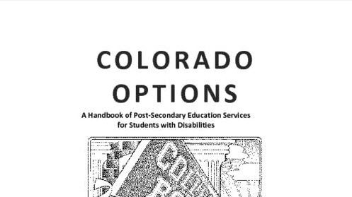 Colorado Options publication from Colorado Department of Education